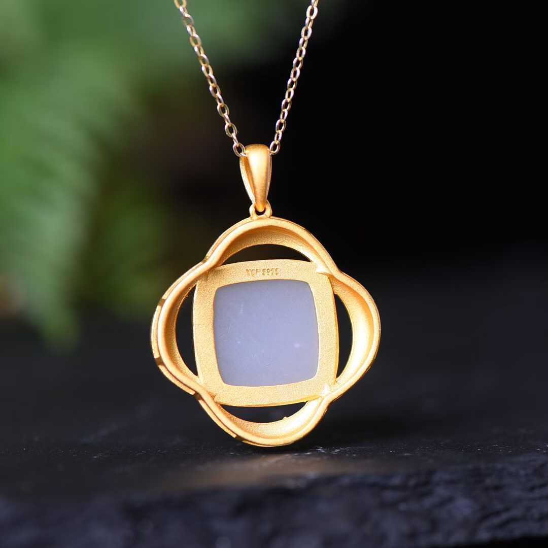 Ancient Craft Silver Smoky Purple Pendant