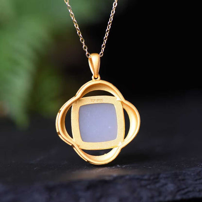 Ancient Craft Silver Smoky Purple Pendant