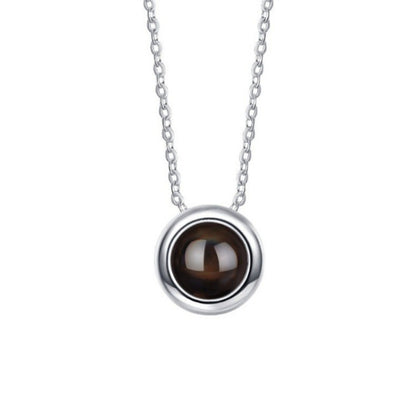 Photo Projection Round Necklace