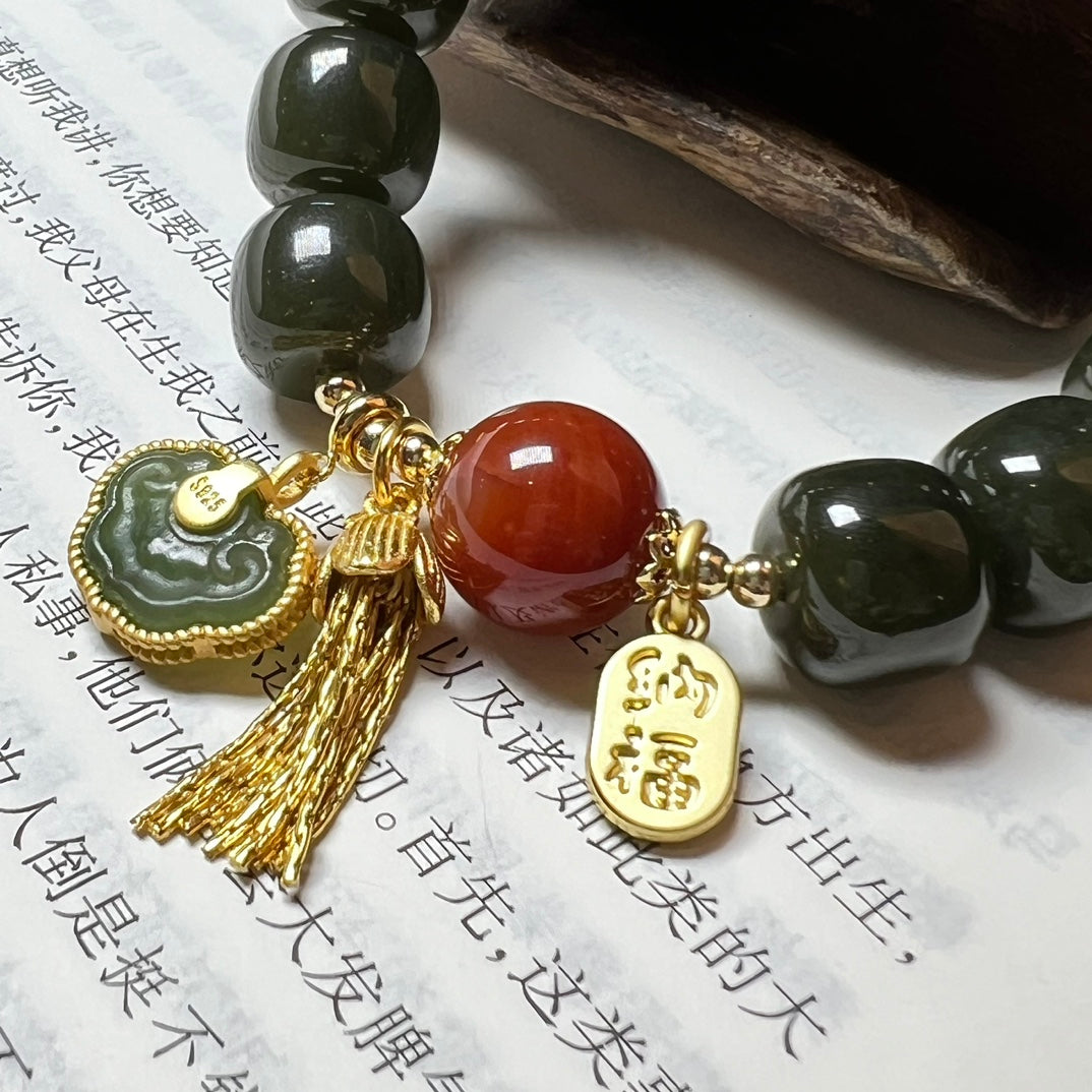 Pulsera Tara de jade hetiano
