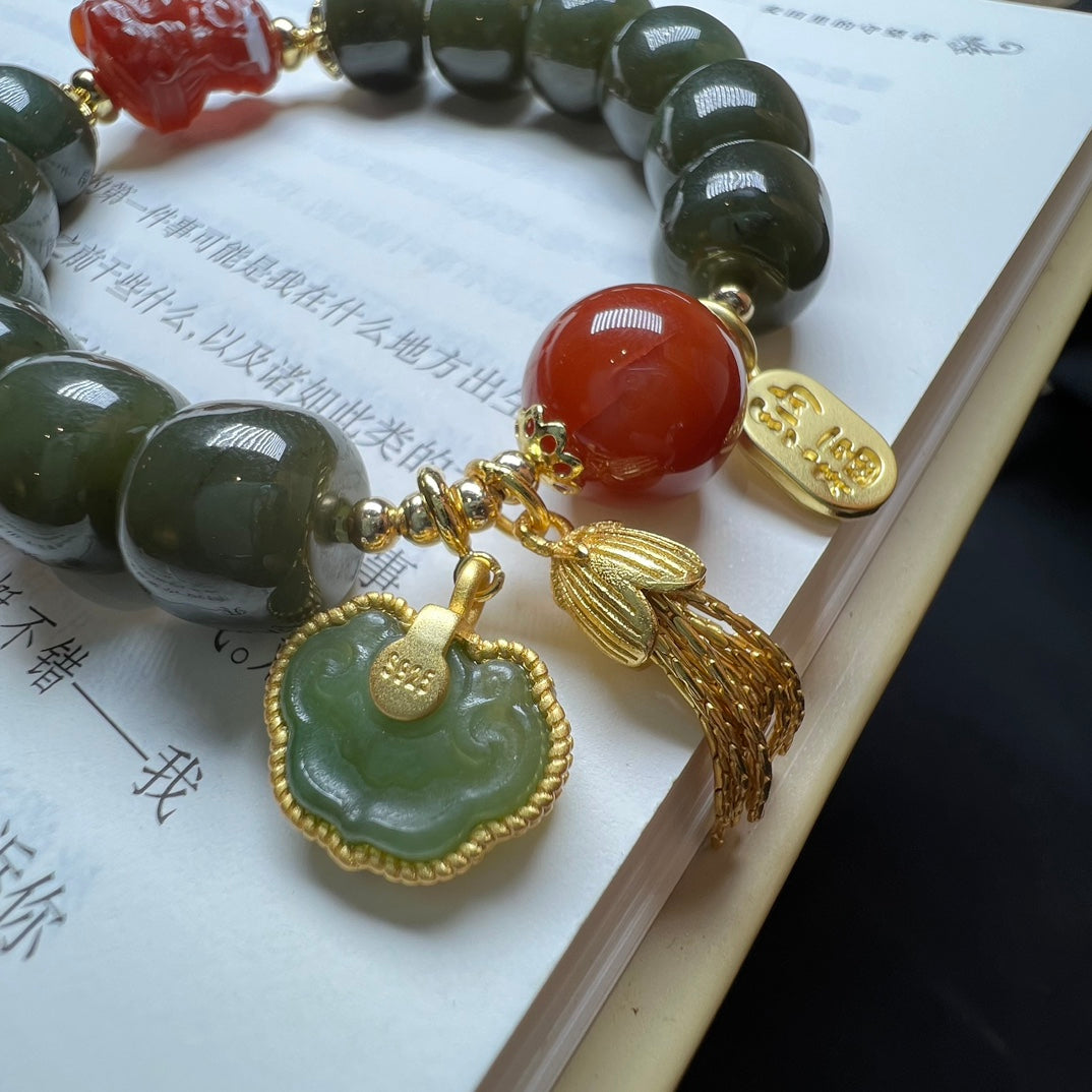 Pulsera Tara de jade hetiano