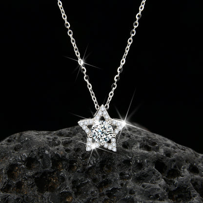 Collar con colgante pentagonal "Explorando el Universo"
