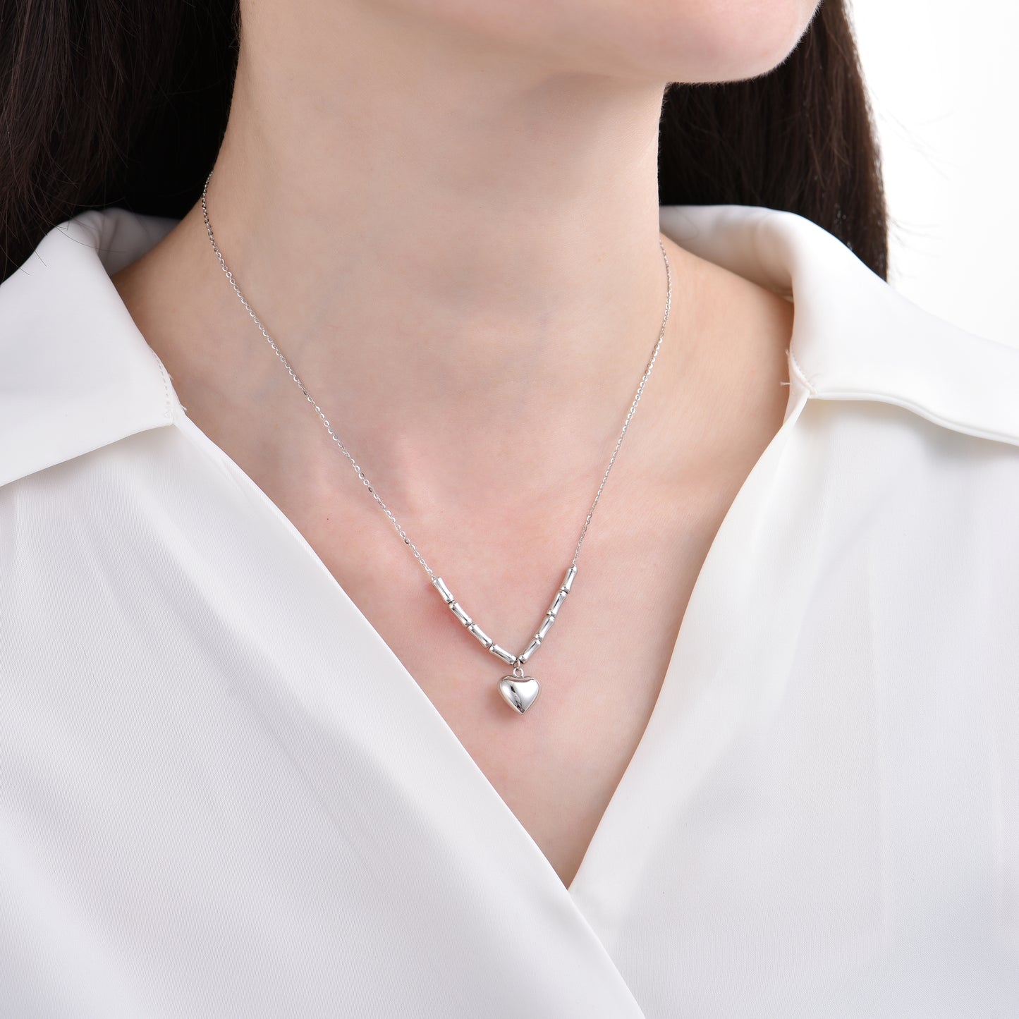 Collar de corazón - Joyería para mujer