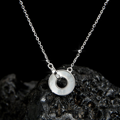 Collar colgante de moneda de cobre de estilo chino que trae riqueza y abundancia.
