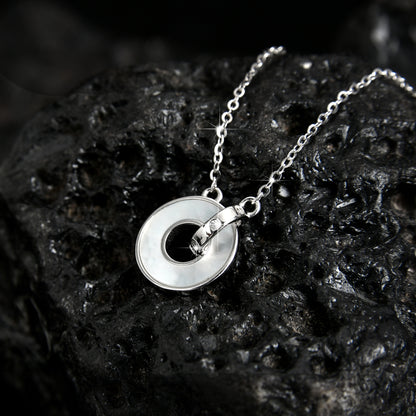 Collar colgante de moneda de cobre de estilo chino que trae riqueza y abundancia.