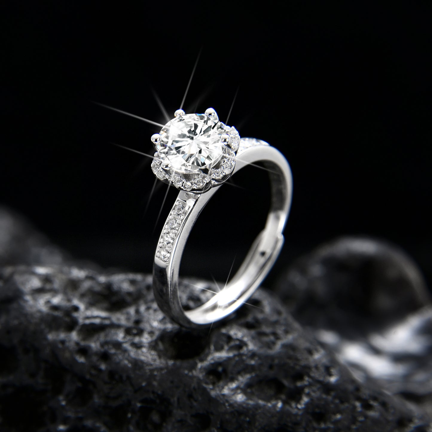 Anillo de pétalos de princesa