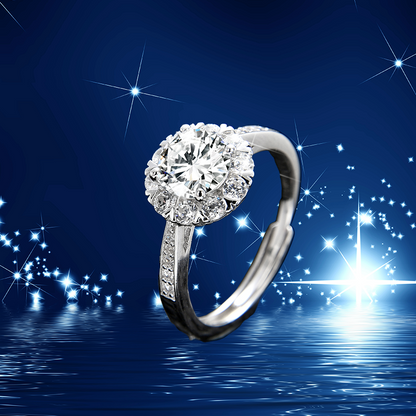 Anillo redondo de princesa noble