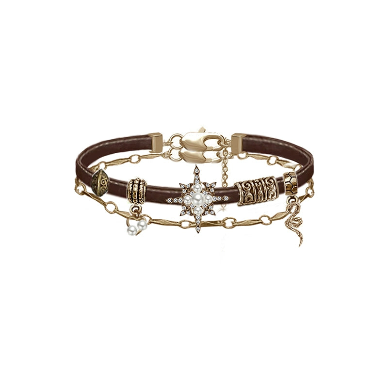 Star rays stacking bracelets