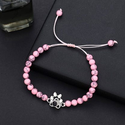 Photo Projection Dog Paw Bracelet