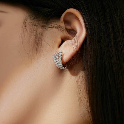 Pendientes en forma de U con personalidad de moda juvenil