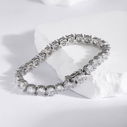 Pulsera de circonitas de hilera completa