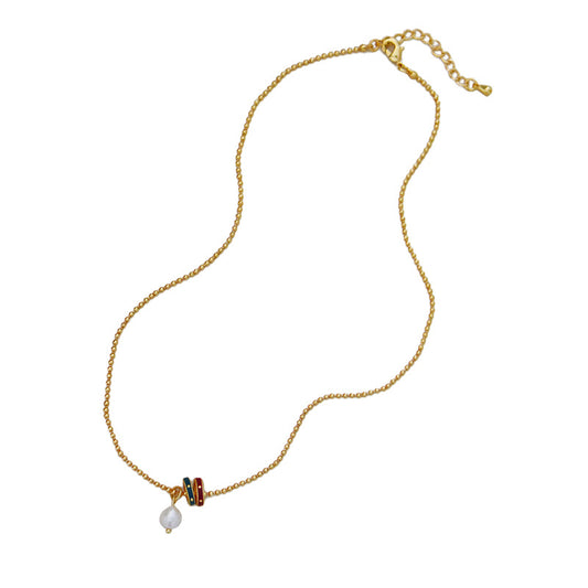 Premium Vintage Colored Natural Freshwater Pearl Necklace