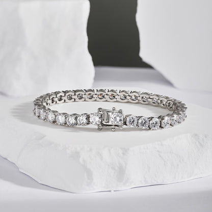 Pulsera de circonitas de hilera completa