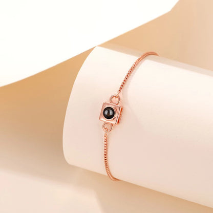 Pulsera con caja para proyector de fotos 