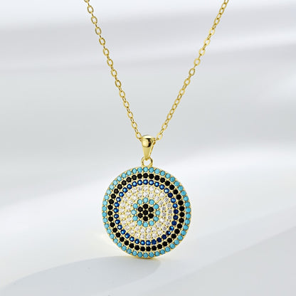 Collar de ojo de diablo moderno y único
