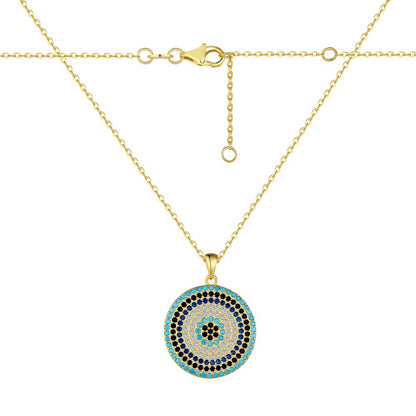 Collar de ojo de diablo moderno y único