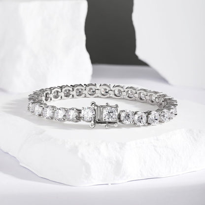 Pulsera de circonitas de hilera completa