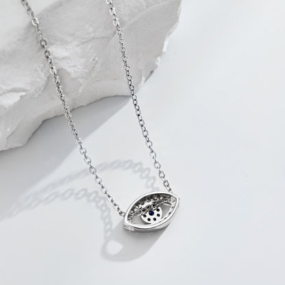 Collar con colgante de ojo de diablo de circón con personalidad de moda