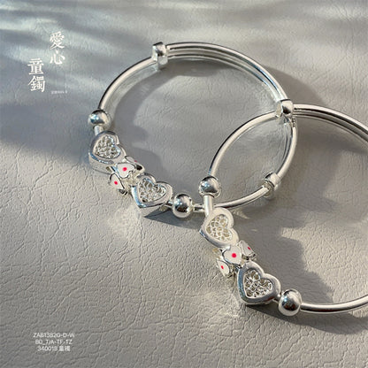 China Hollow Heart Children's Bracelet