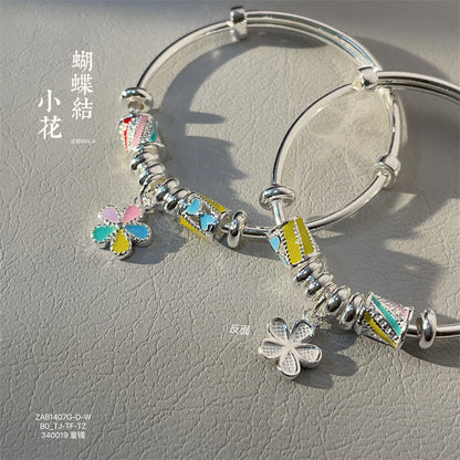 China A pair of colorful roller flower bracelets for children