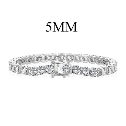 Pulsera de circonitas de hilera completa