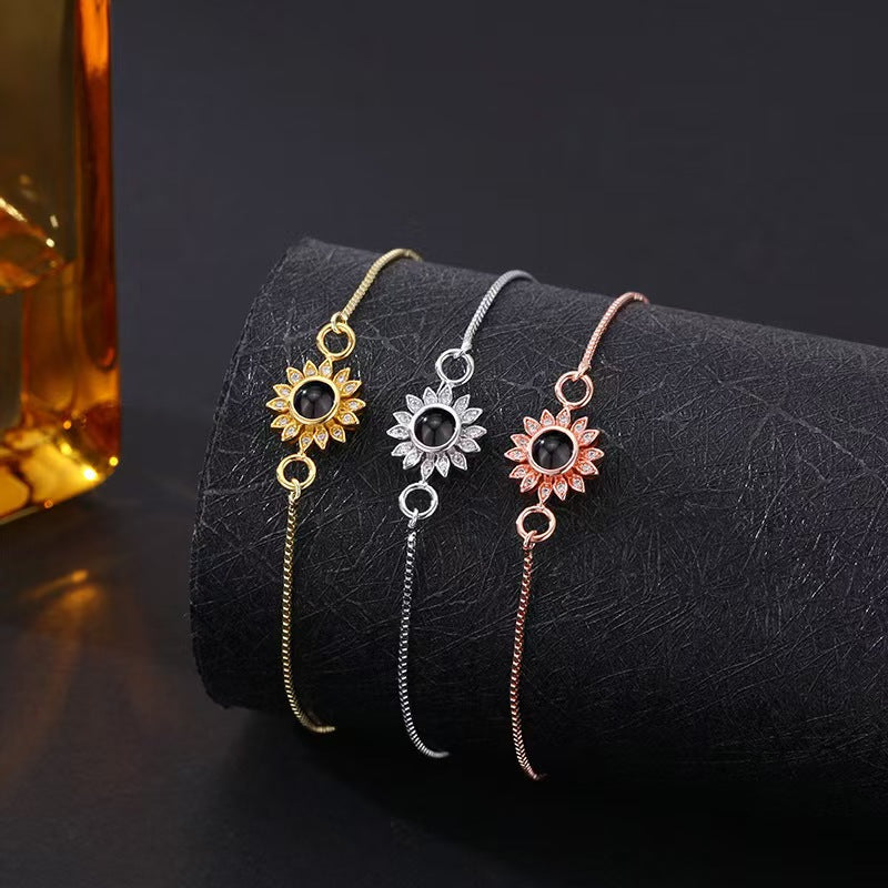 Photo projection personalized creative bracelet