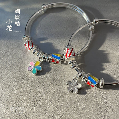 China A pair of colorful roller flower bracelets for children