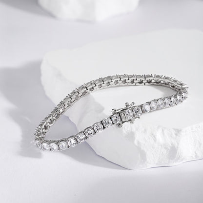 Pulsera de circonitas de hilera completa