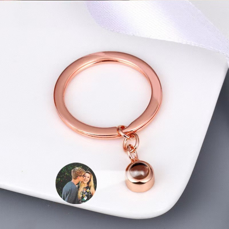 Photo Projection Round Necklace