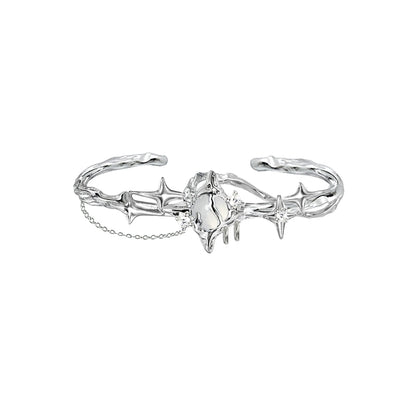 Starburst moonstone bracelet