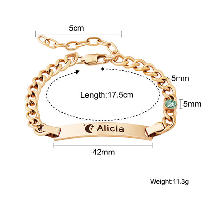 Birthstone jewelry in color