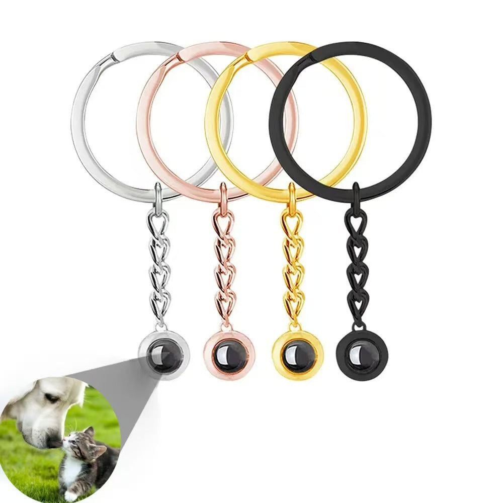 Photo Projection Round Necklace