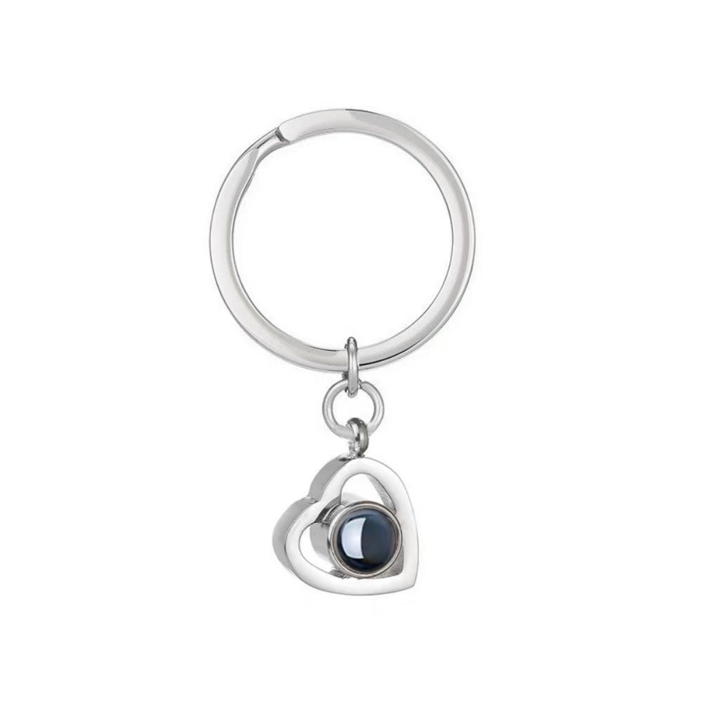 Photo Projection Heart Necklace