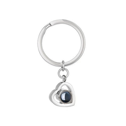 Photo Projection Heart Necklace