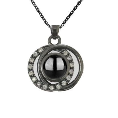 Photo projection necklace