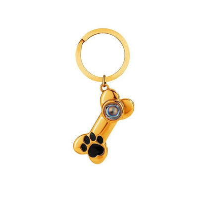 Photo projection cute pet mark necklace