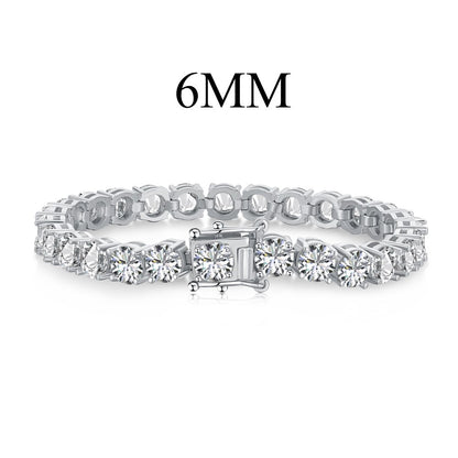 Pulsera de circonitas de hilera completa