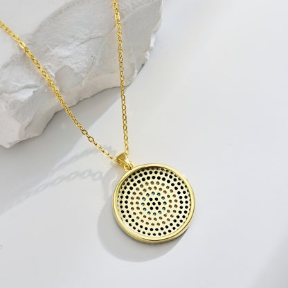 Collar de ojo de diablo moderno y único