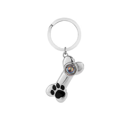 Photo projection cute pet mark necklace