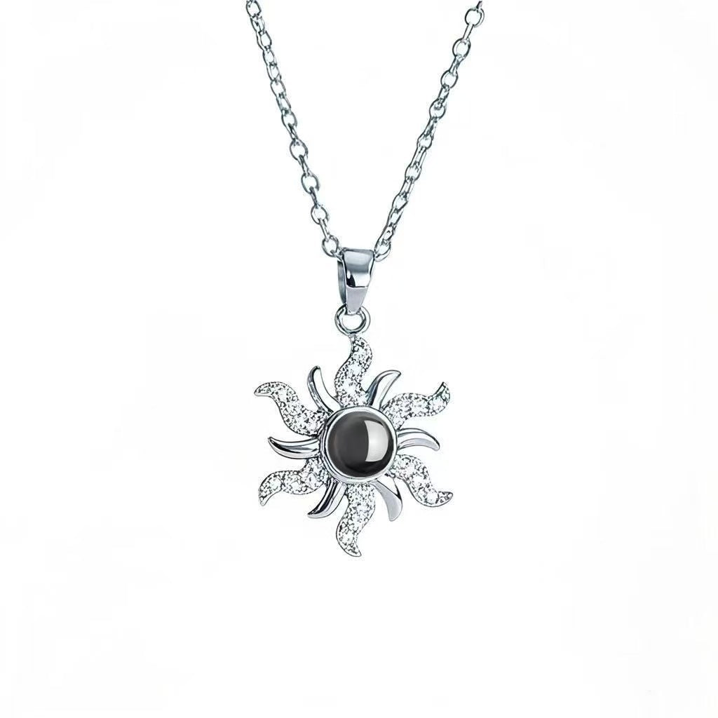 Photo projection necklace