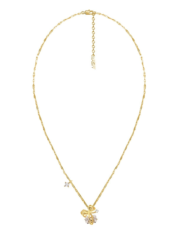 Bow tie necklace