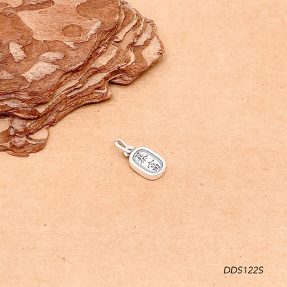Accesorios colgantes de plata de ley tridimensionales personalizados