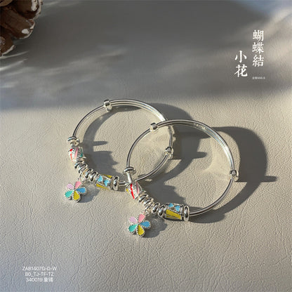 China A pair of colorful roller flower bracelets for children