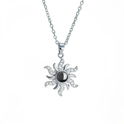 Photo projection necklace
