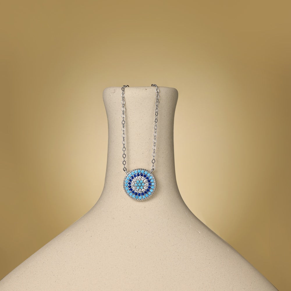 Collar con colgante de ojo del diablo