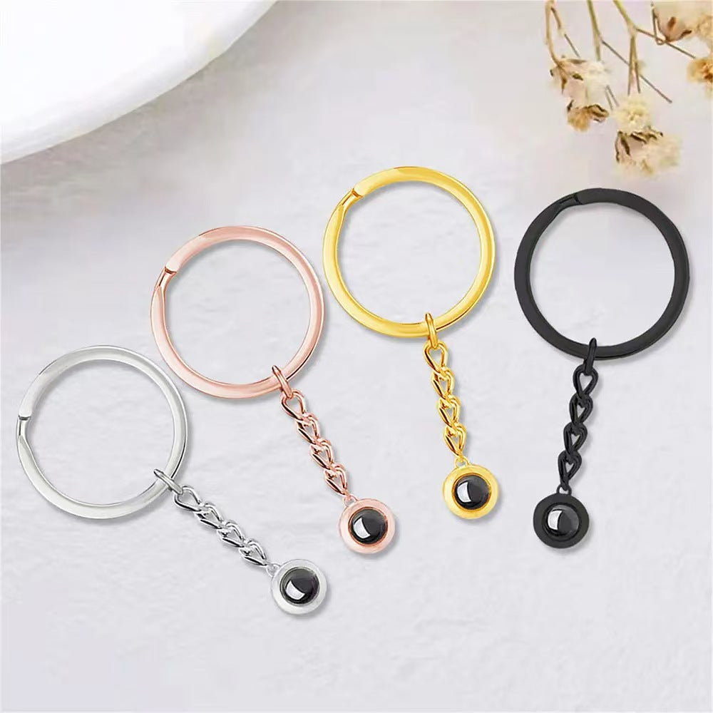 Photo Projection Round Necklace