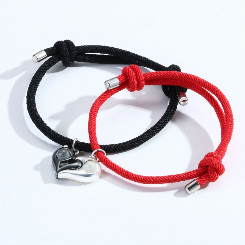 Photo Projection Love Couple Bracelet