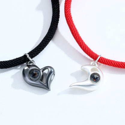 Photo Projection Love Couple Bracelet