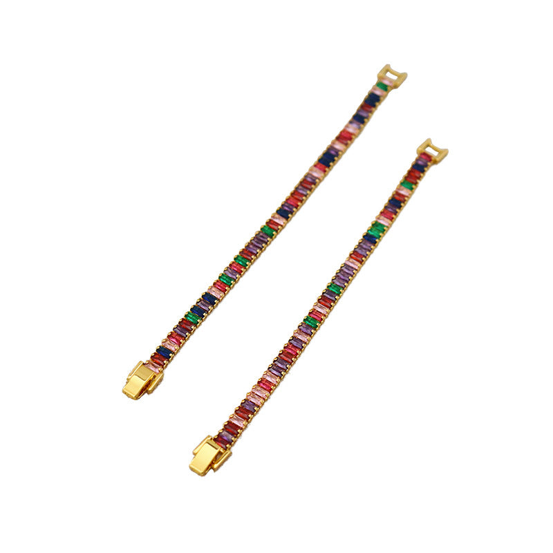 Pulsera de circón dopaminérgico con temperamento retro