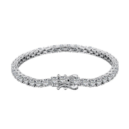 Pulsera de circonitas de hilera completa